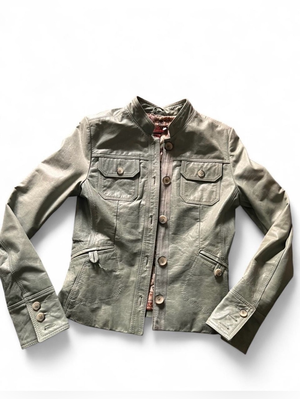 Danier Women's Utility Jacket in Mint | Size XXS